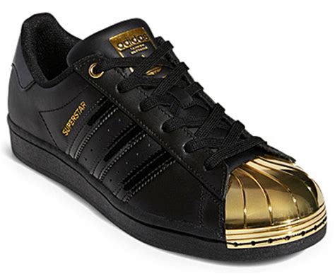 zwarte adidas superstar met goud|Zwarte Superstars .